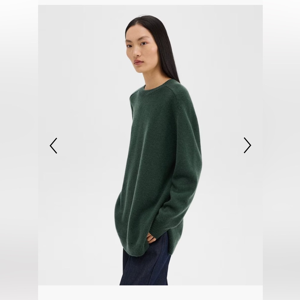 Theory Karenia green cashmere  Sweater